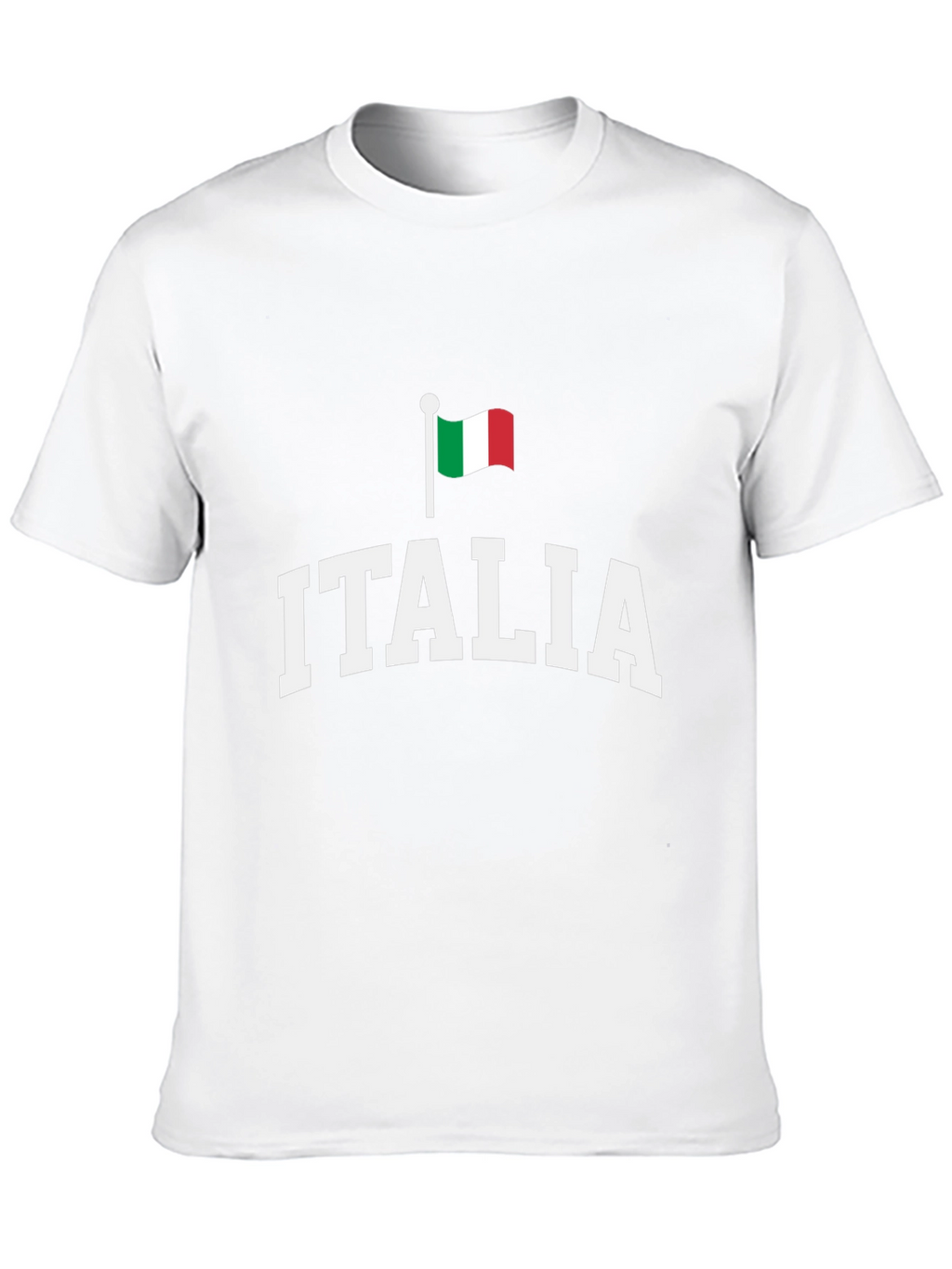 Italia Flag Graphic Tee - Black