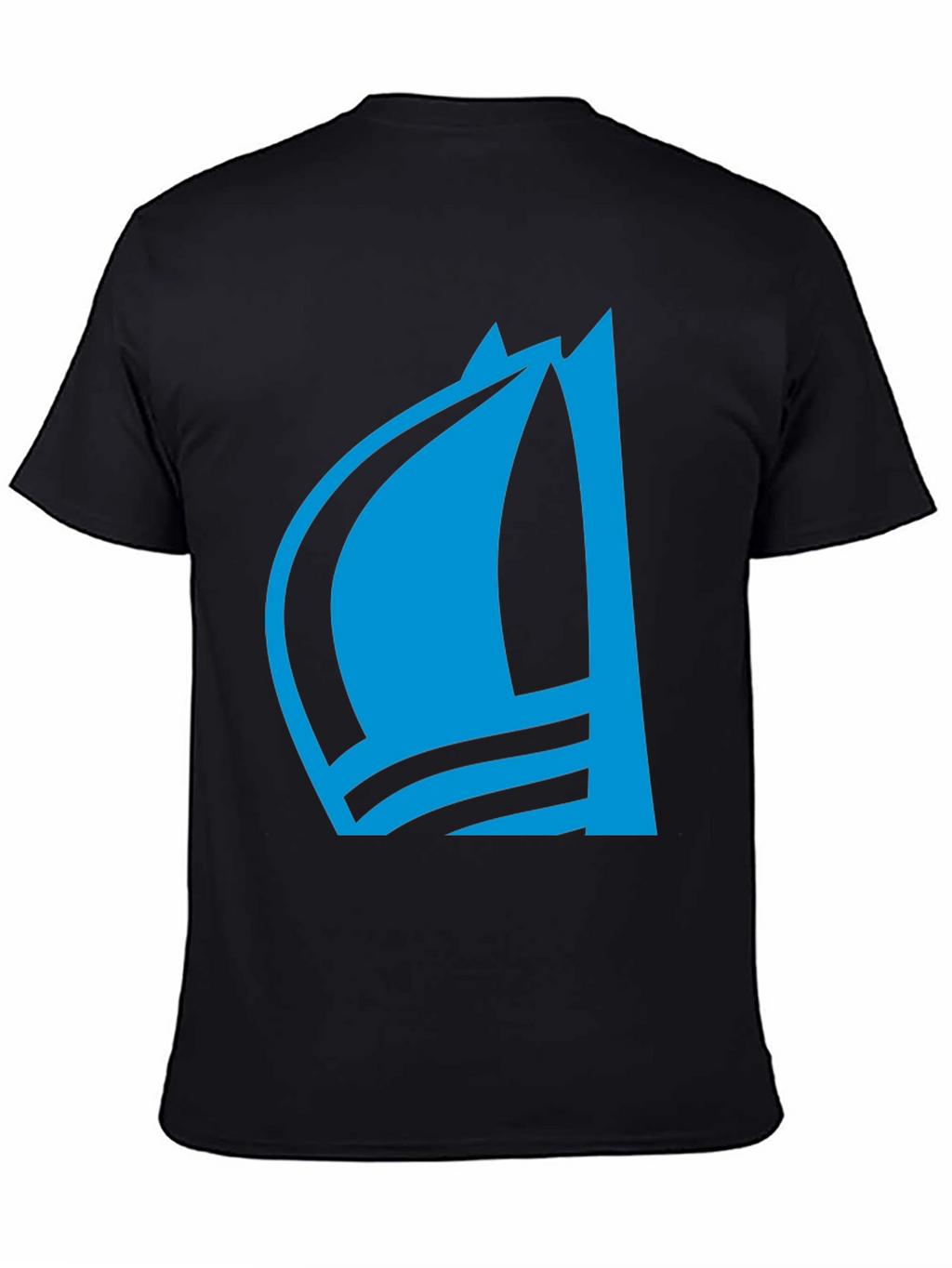 Blue Sailboat Graphic Tee - Stylish Menswear