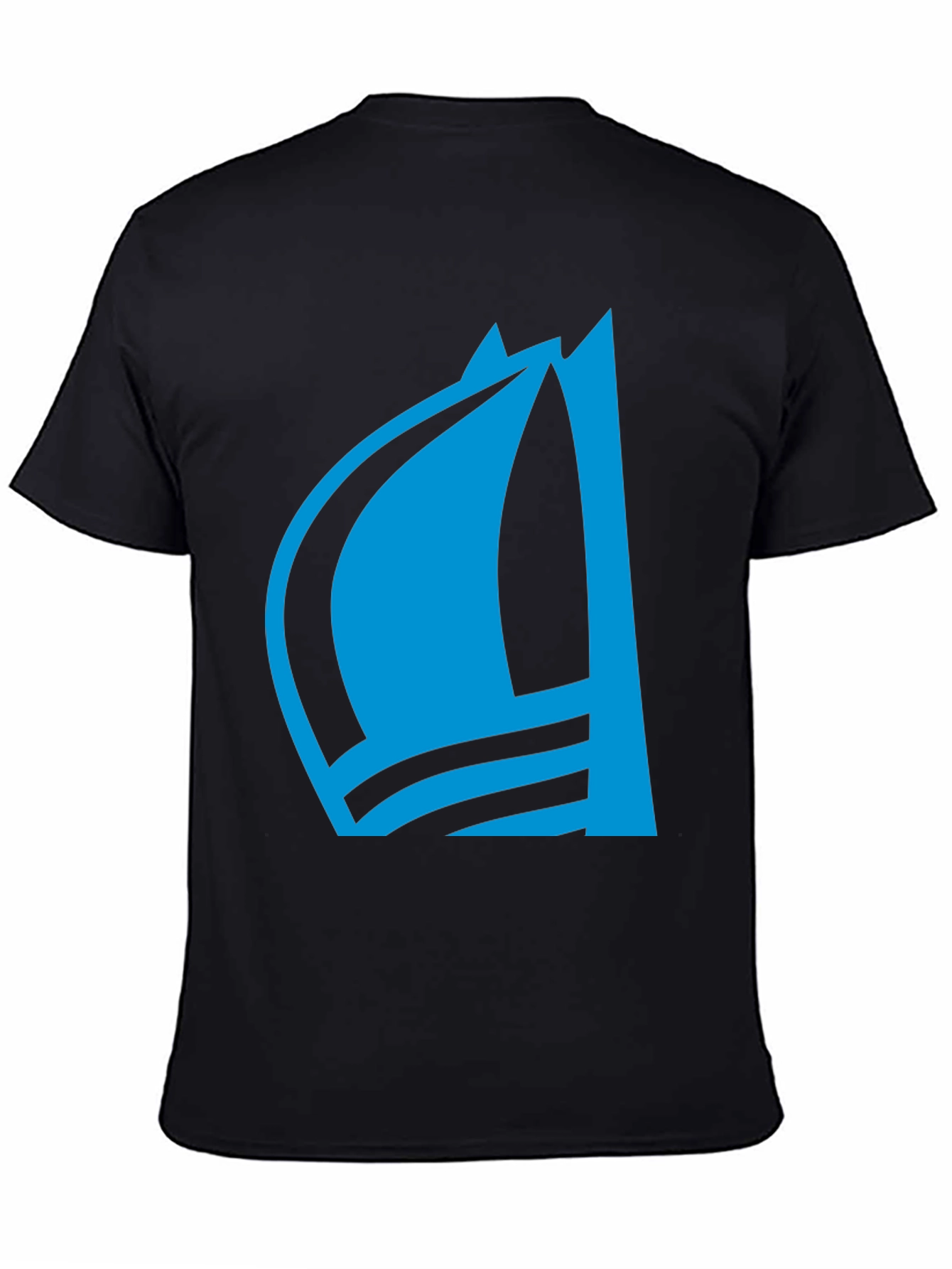 Blue Sailboat Graphic Tee - Stylish Menswear