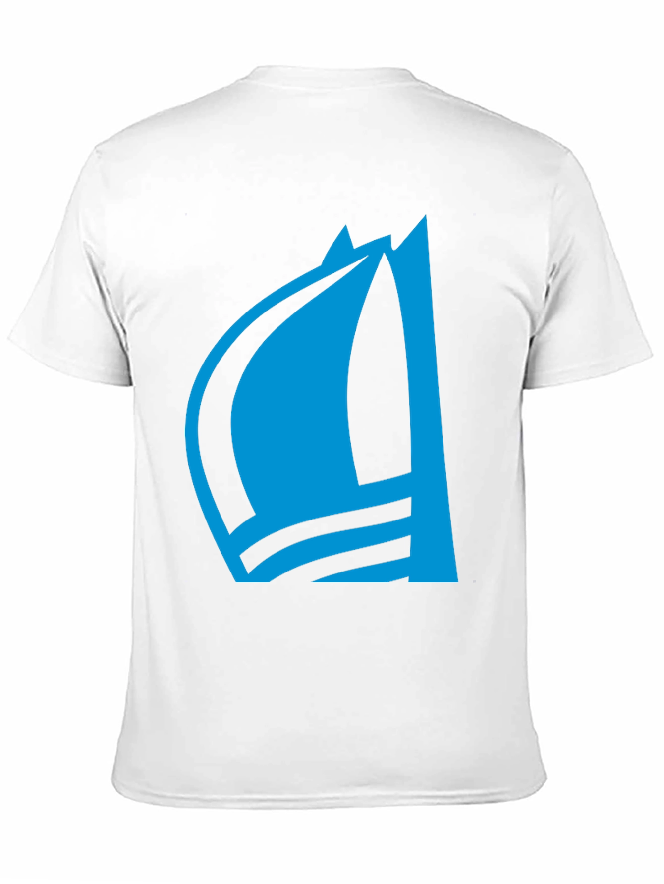 Blue Sailboat Graphic Tee - Stylish Menswear
