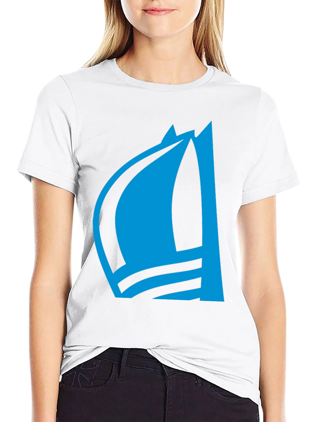 Blue Sailboat Graphic Tee - Stylish Menswear