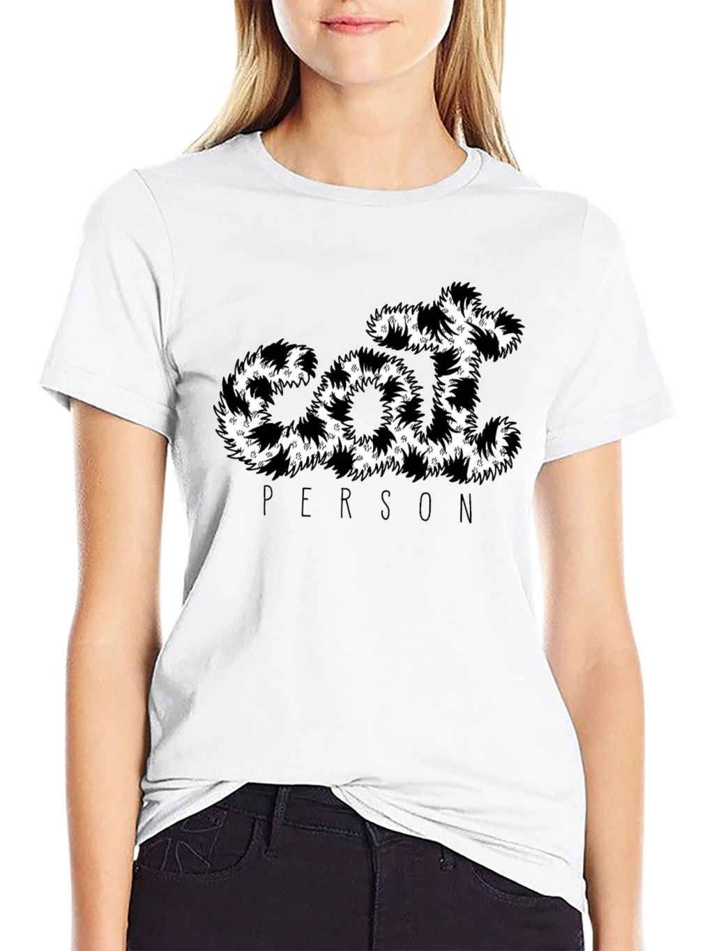 Cat Person T-Shirt - Unique Feline Design