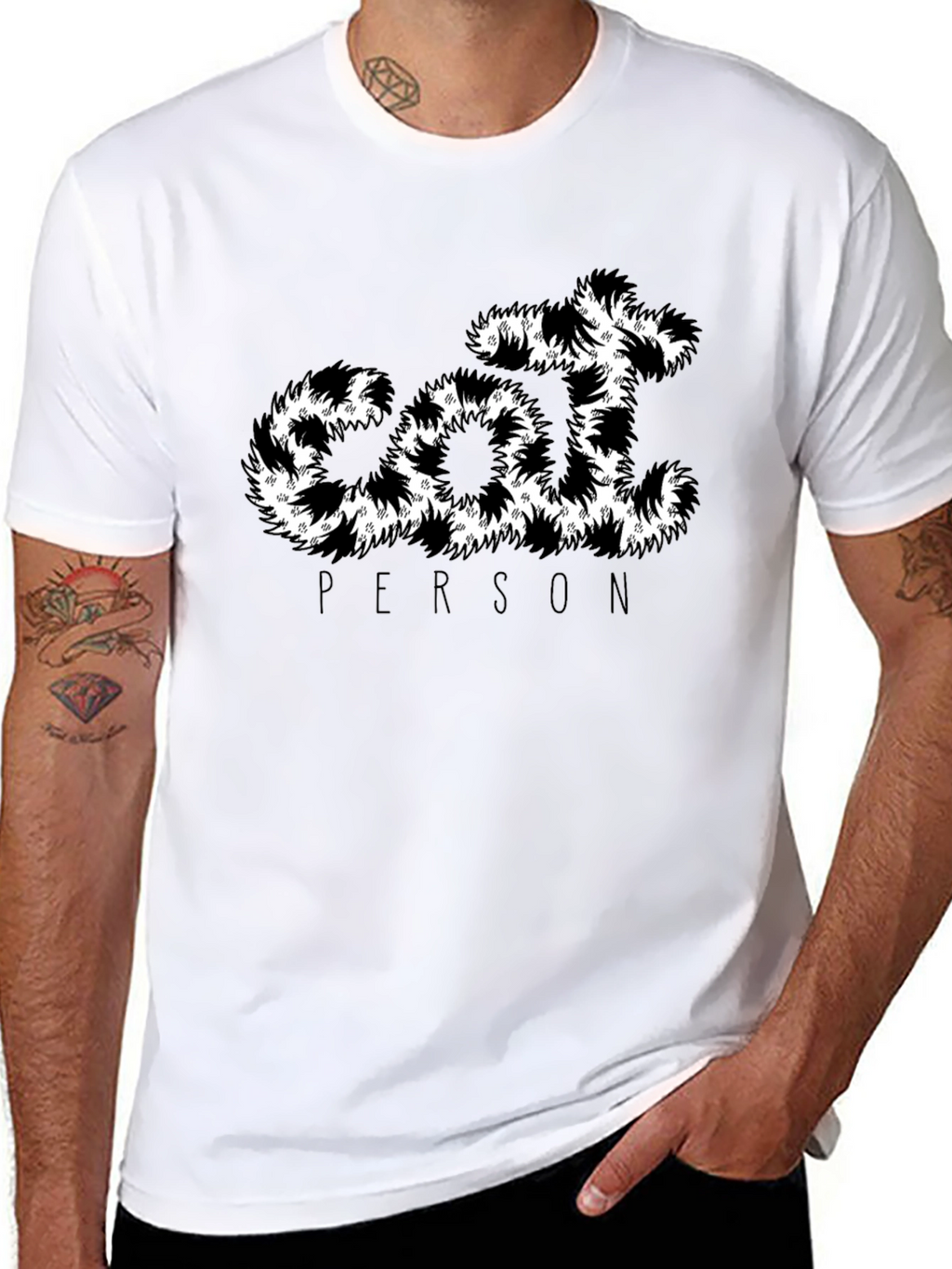 Cat Person T-Shirt - Unique Feline Design