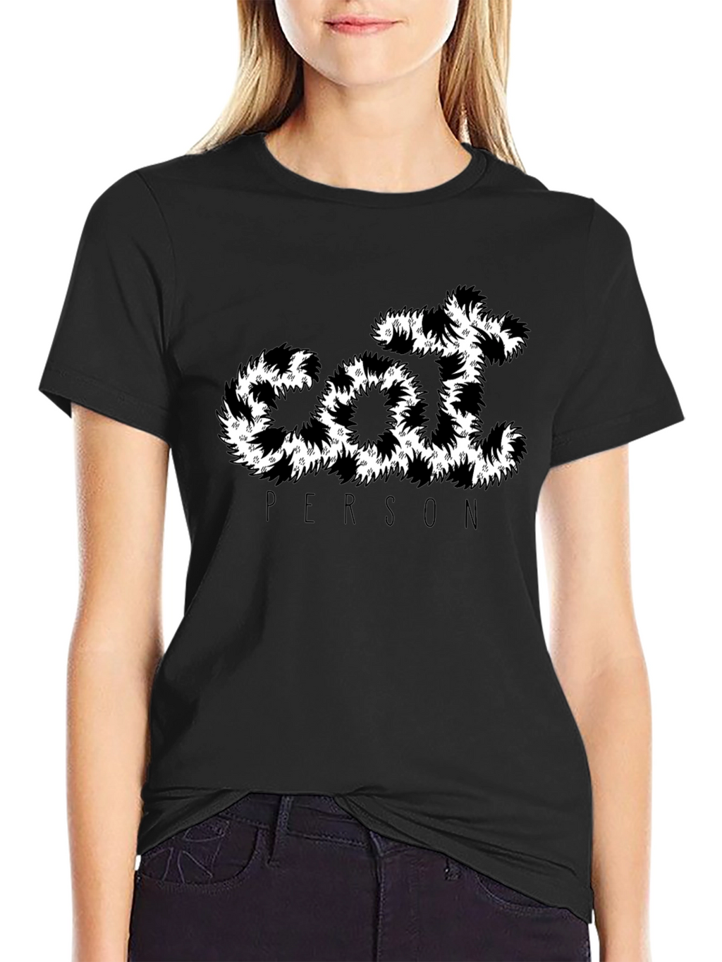Cat Person T-Shirt - Unique Feline Design