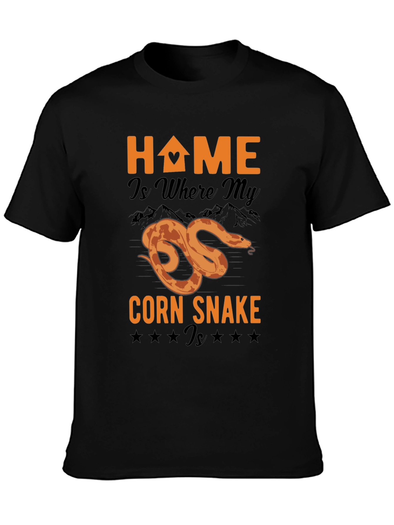 Corn Snake Home T-Shirt - Reptile Lover Tee