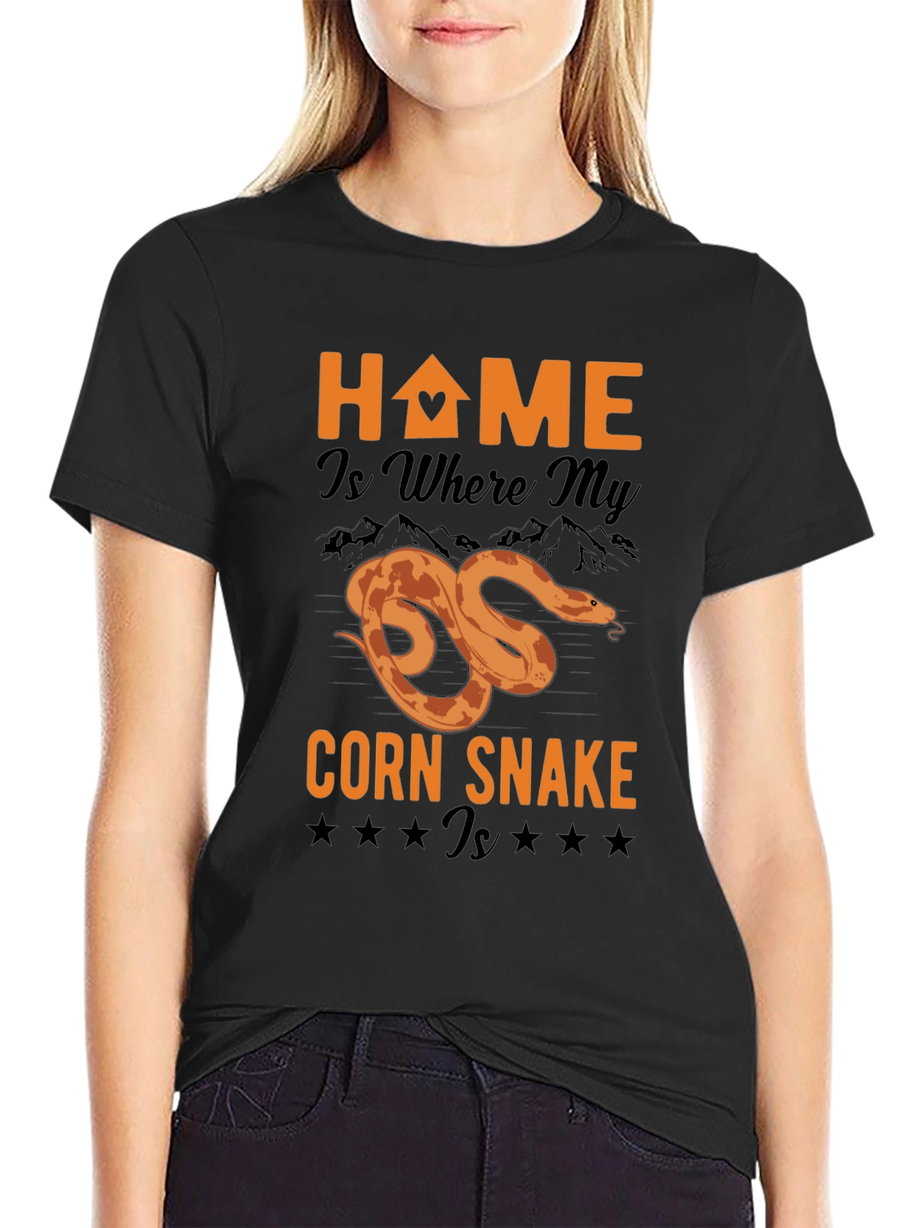 Corn Snake Home T-Shirt - Reptile Lover Tee