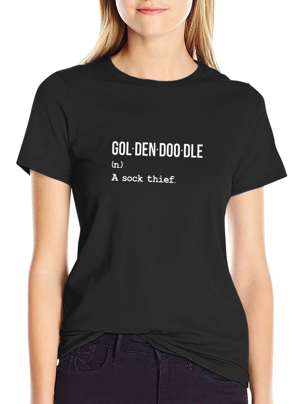 Golden Doodle Sock Thief T-Shirt