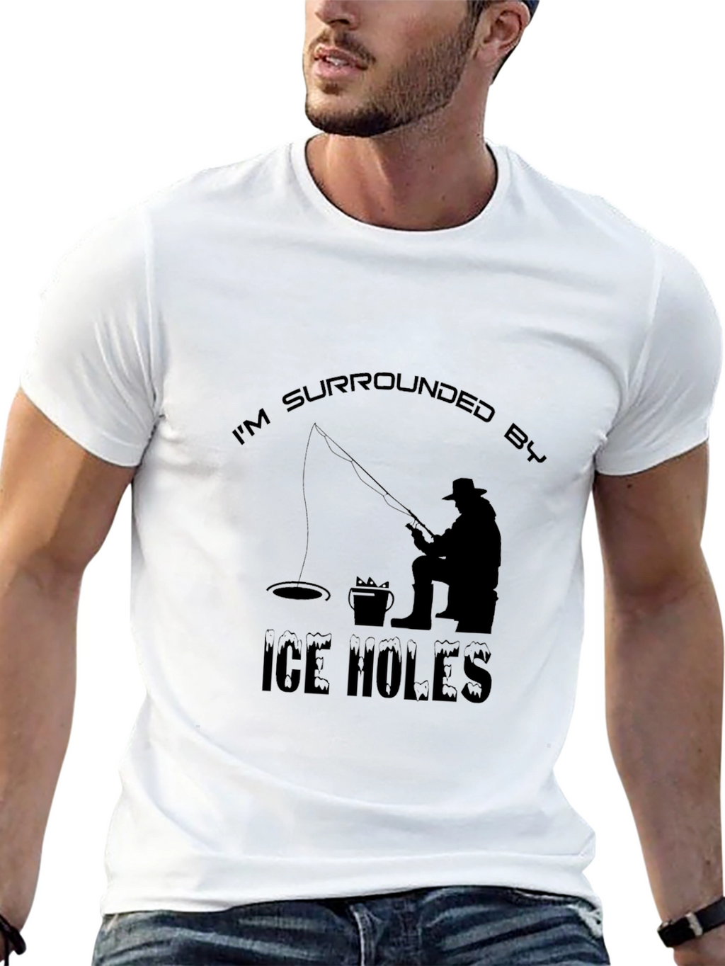 Ice Fishing Humor T-Shirt