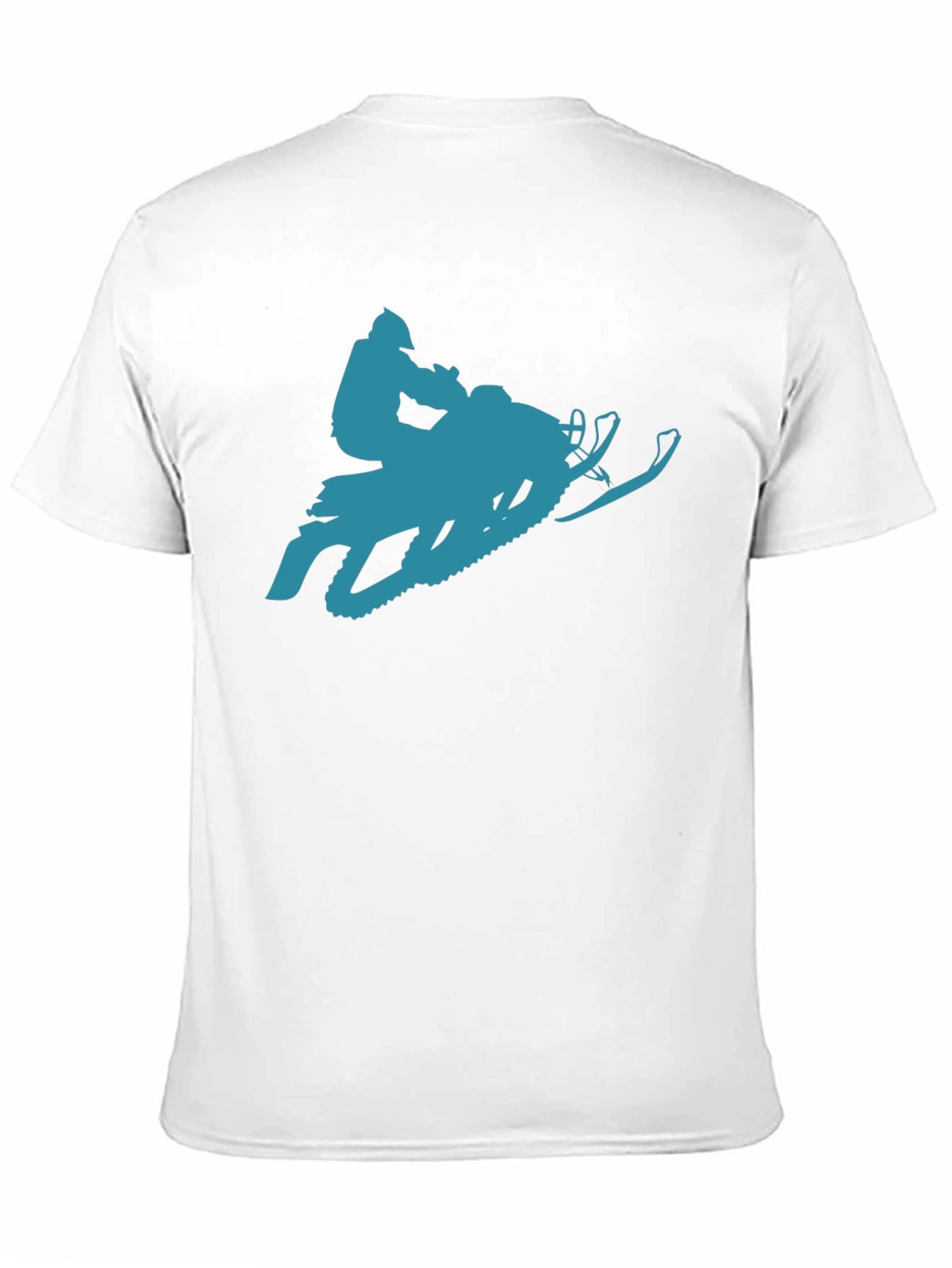Snowmobile Graphic T-Shirt - Black