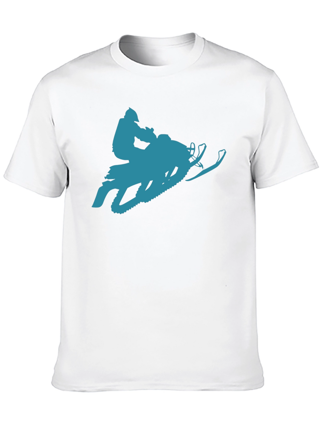 Snowmobile Graphic T-Shirt - Black