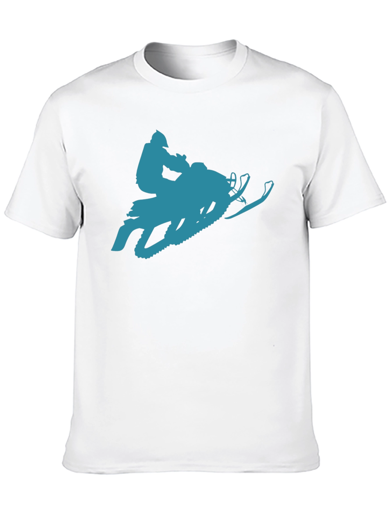 Snowmobile Graphic T-Shirt - Black