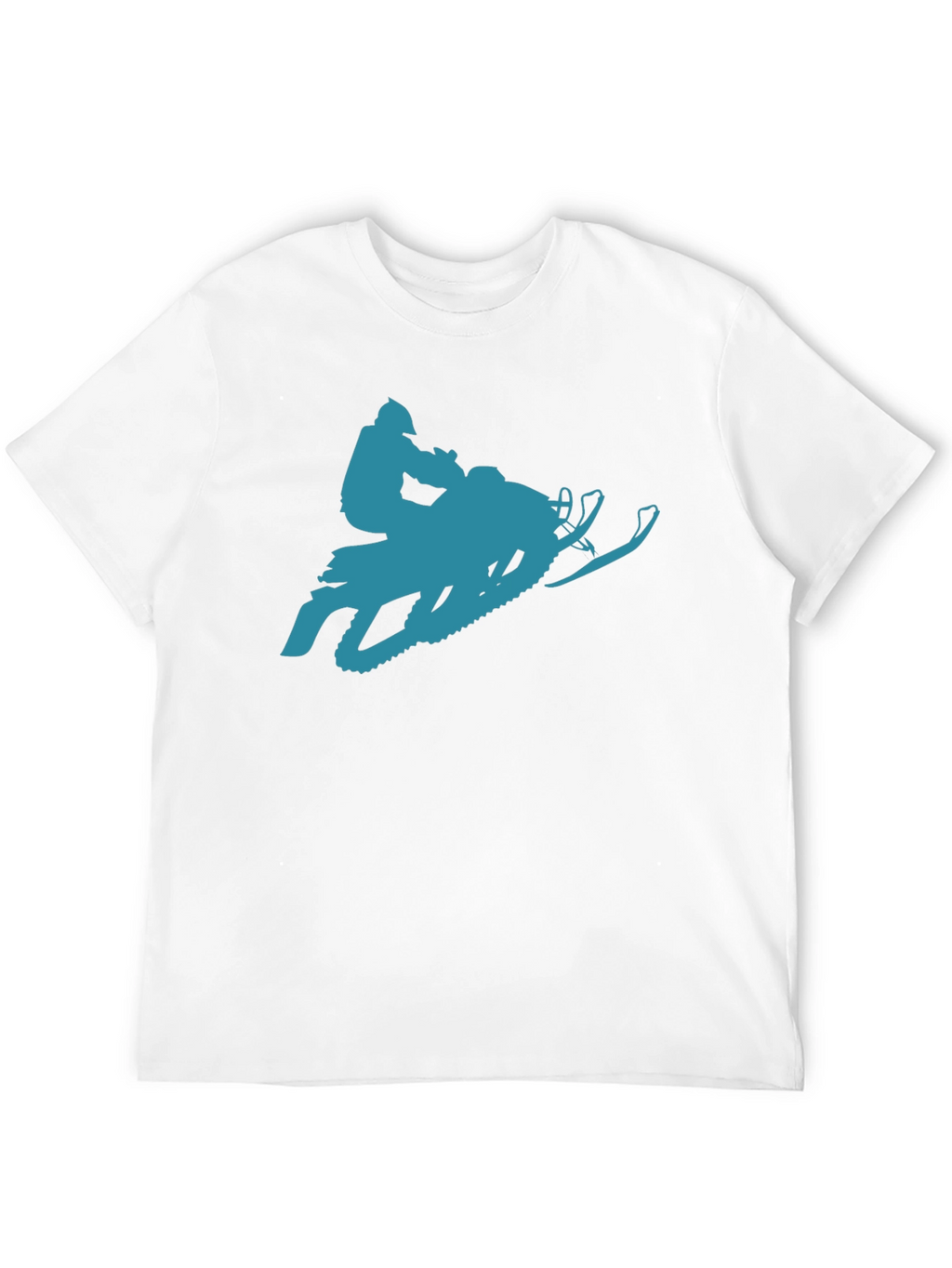 Snowmobile Graphic T-Shirt - Black