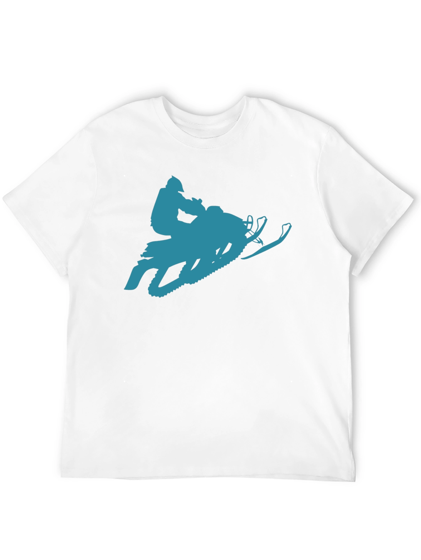 Snowmobile Graphic T-Shirt - Black