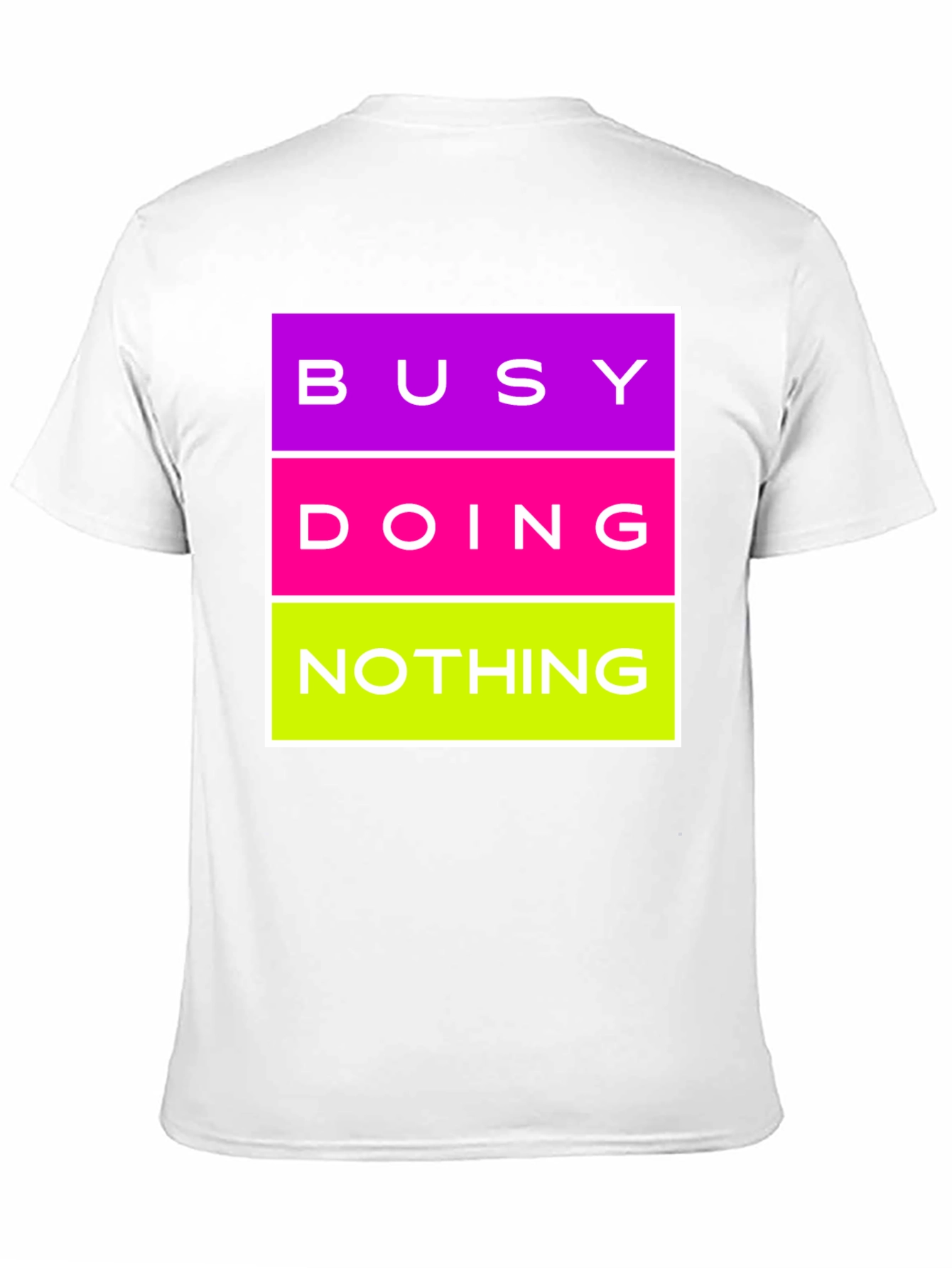 Busy Doing Nothing Graphic Tee - Black