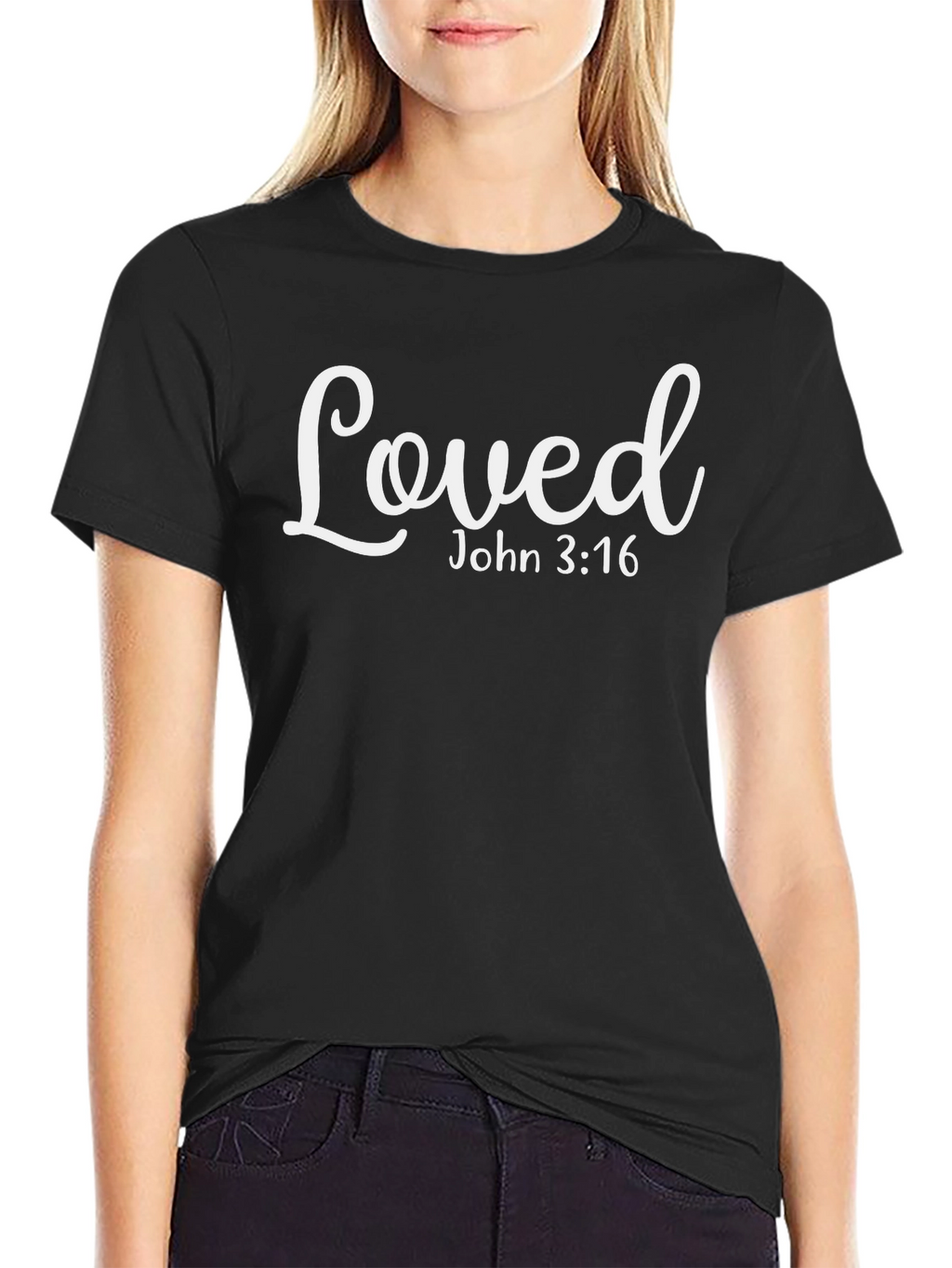 Loved John 3:16 Christian T-Shirt
