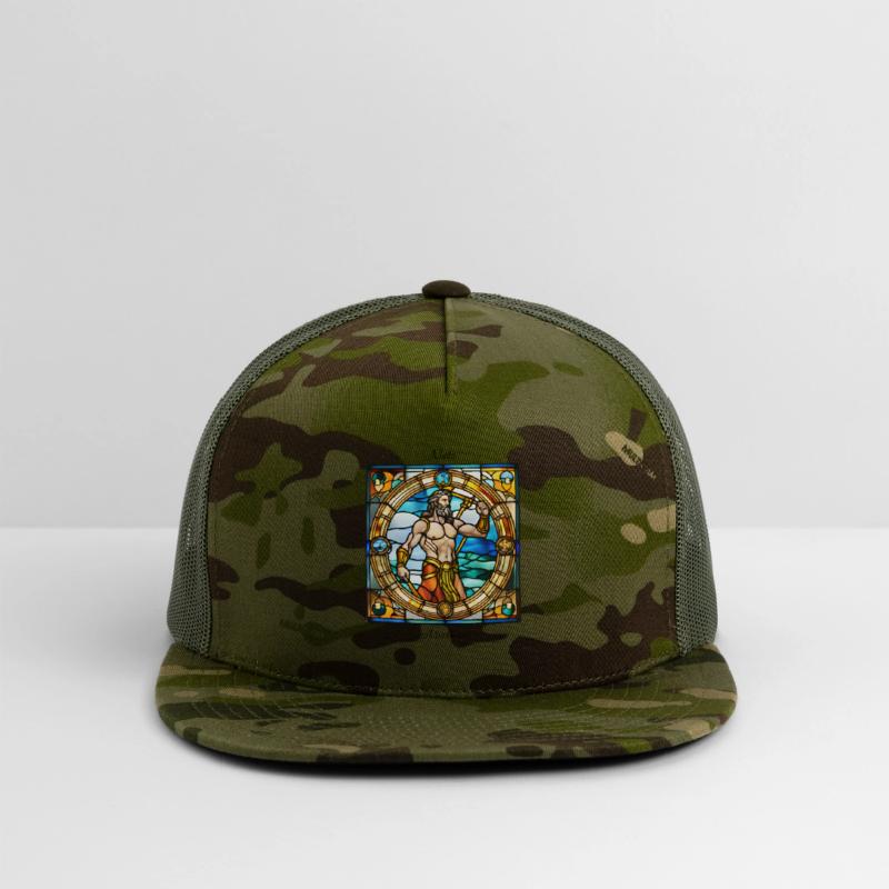 "Poseidon" church window design