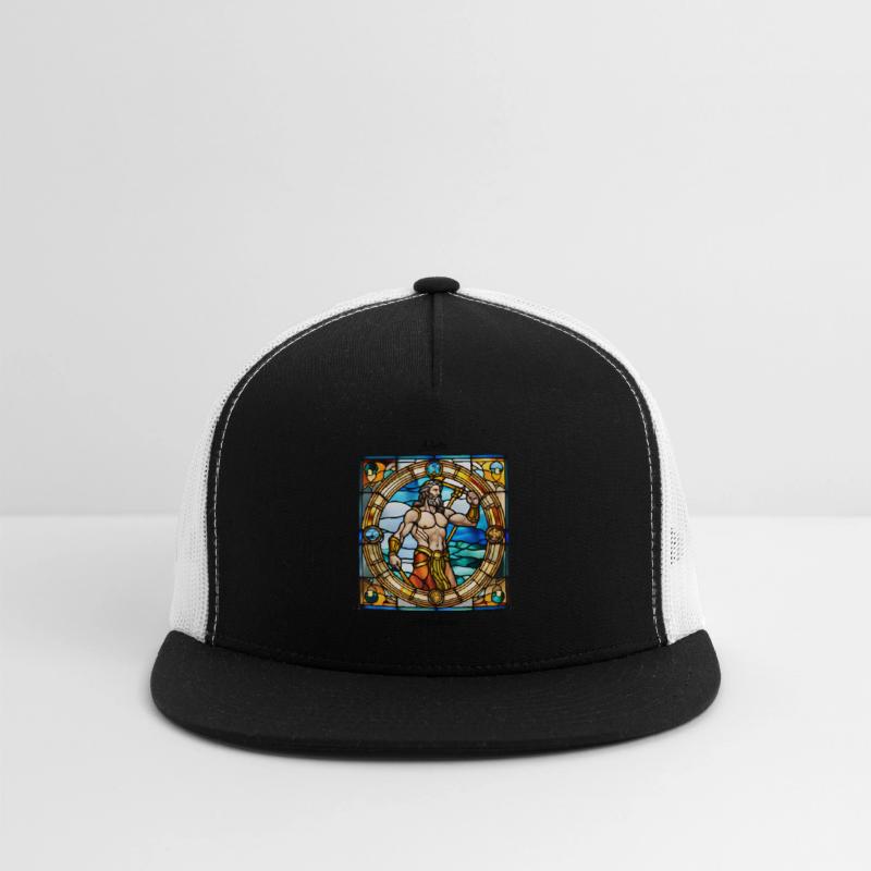 "Poseidon" church window design