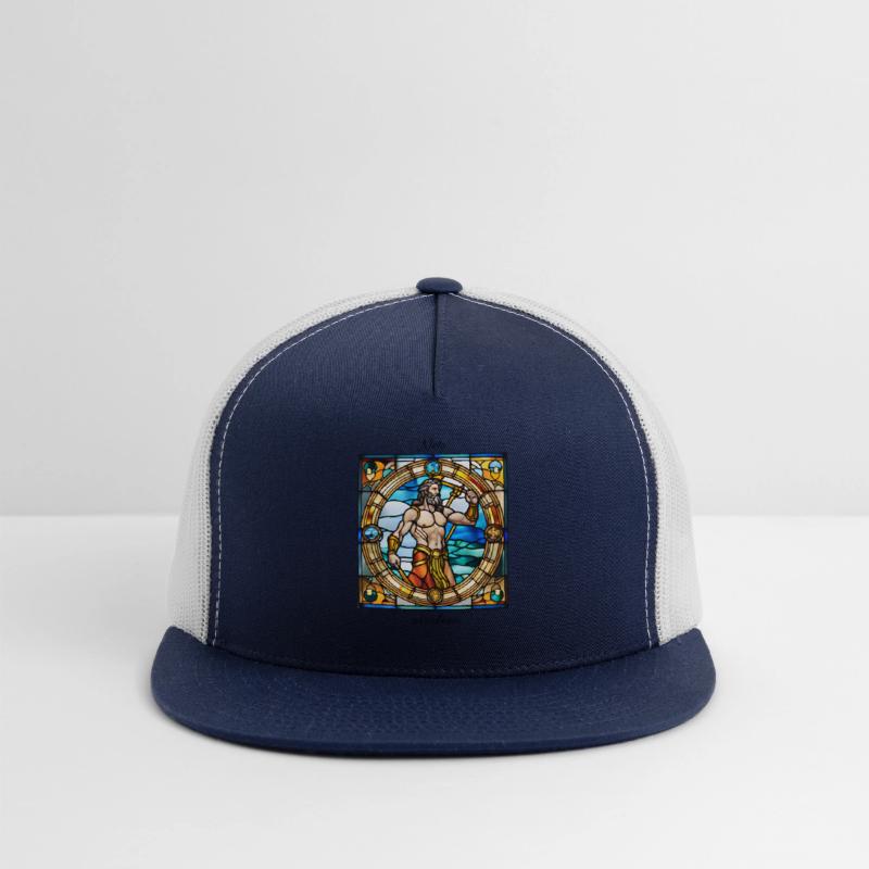 "Poseidon" church window design