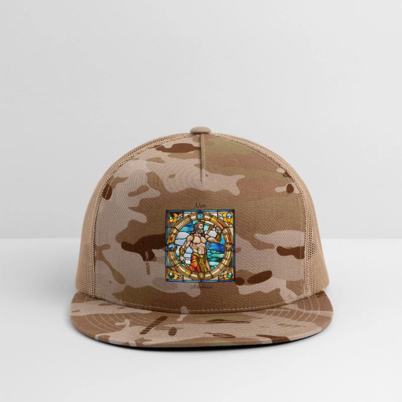 "Poseidon" church window design