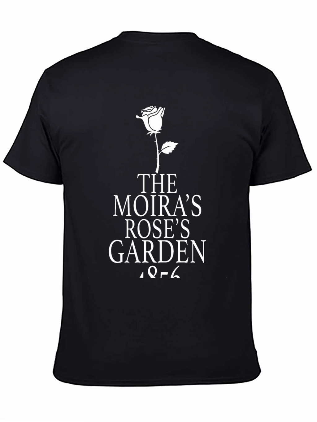 Moiras Rose Garden Black T-Shirt