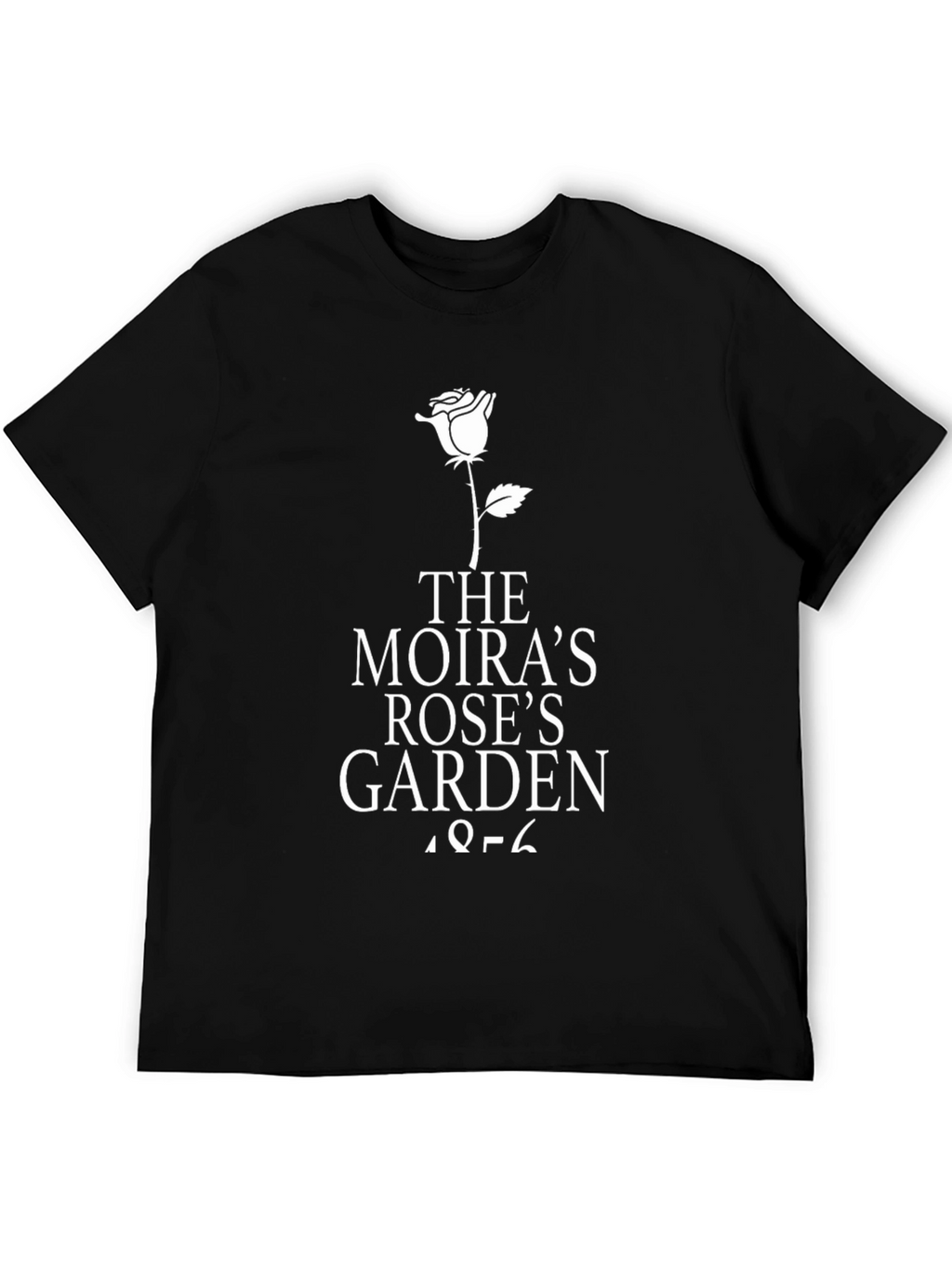 Moiras Rose Garden Black T-Shirt