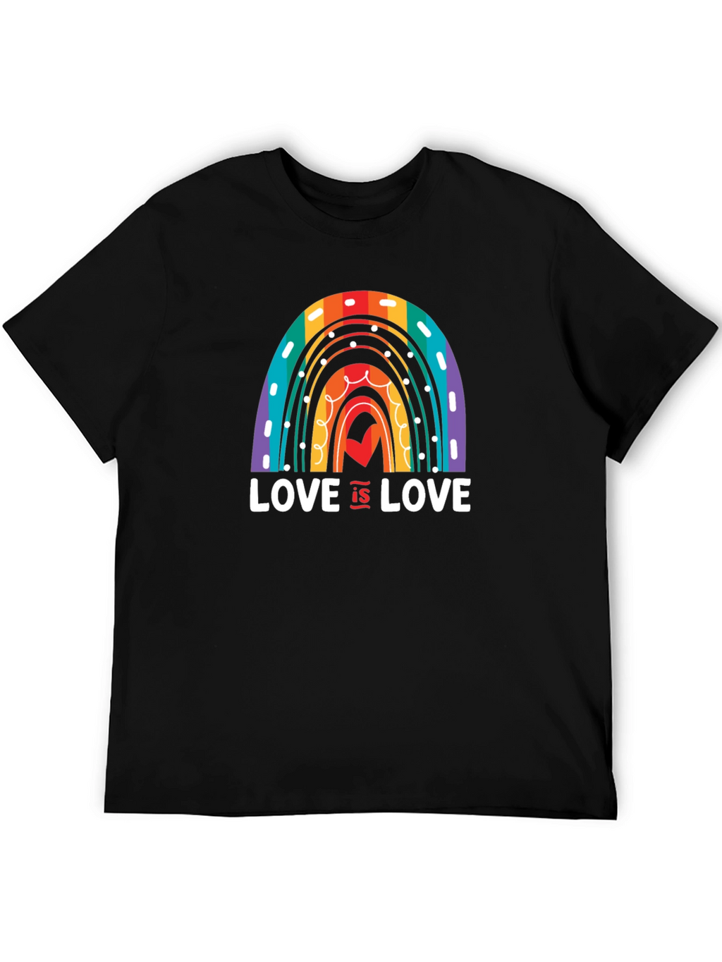 Love is Love Rainbow Graphic T-Shirt