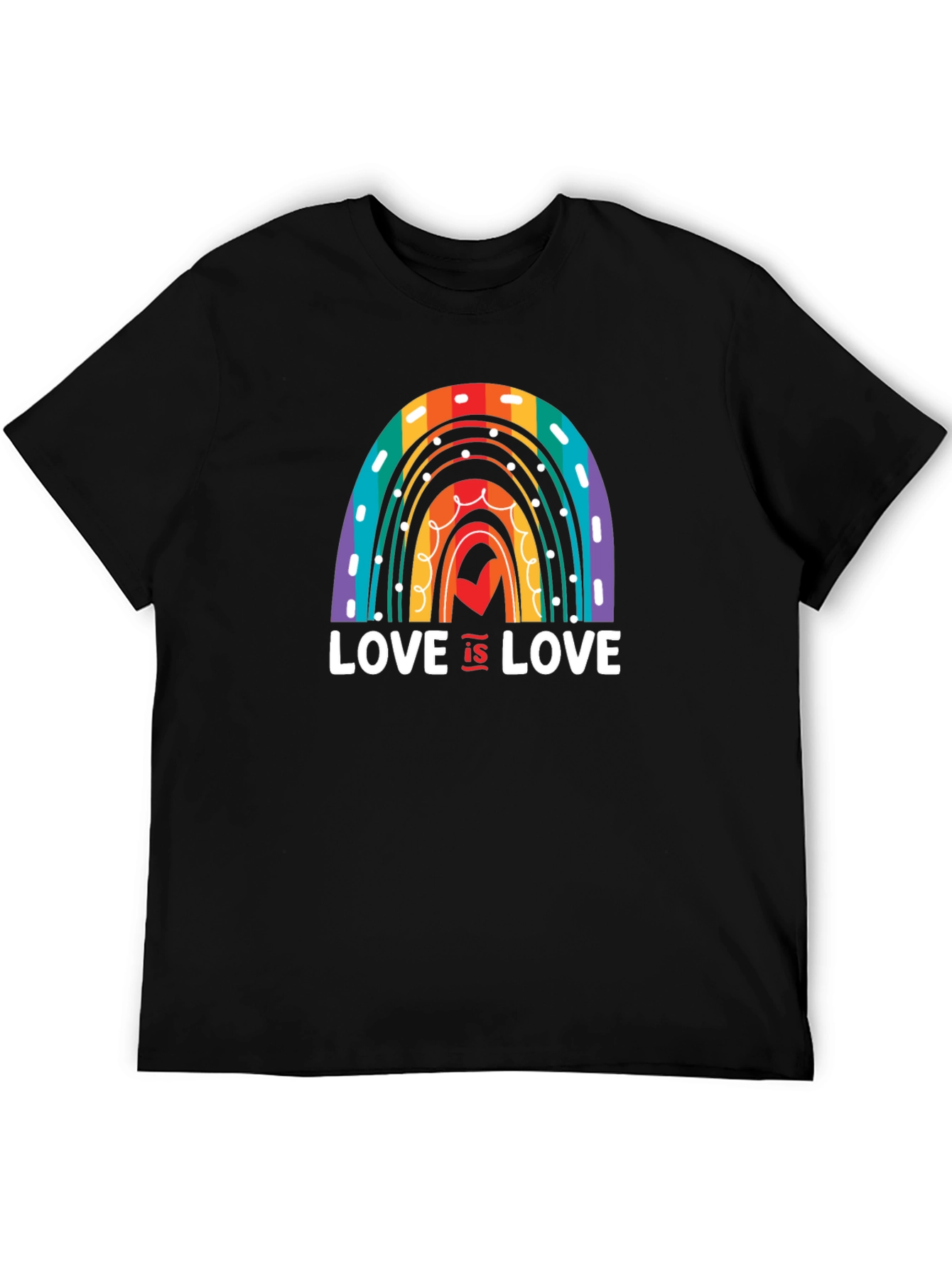 Love is Love Rainbow Graphic T-Shirt