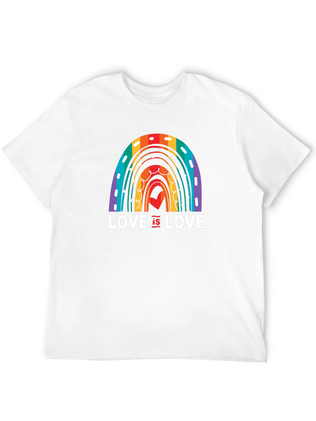 Love is Love Rainbow Graphic T-Shirt