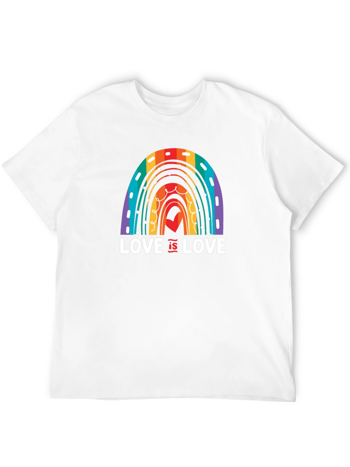 Love is Love Rainbow Graphic T-Shirt