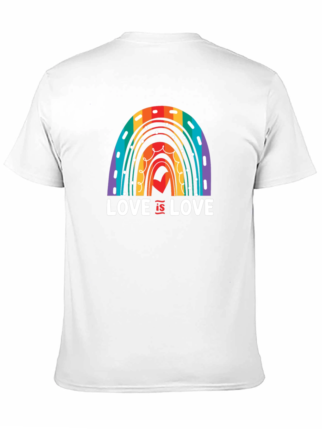 Love is Love Rainbow Graphic T-Shirt
