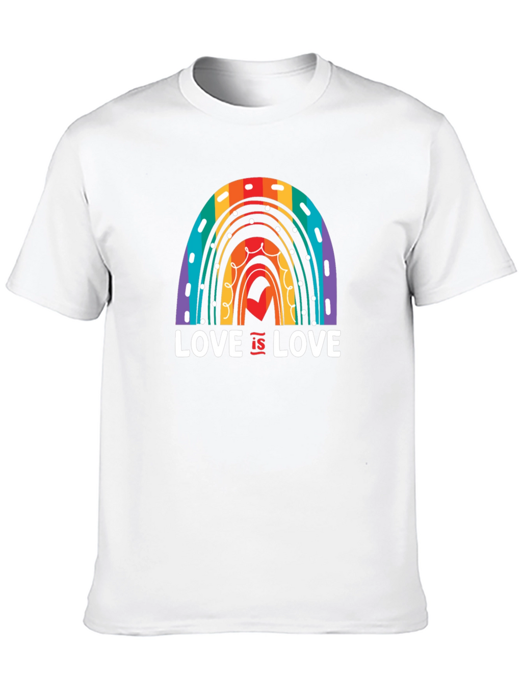 Love is Love Rainbow Graphic T-Shirt