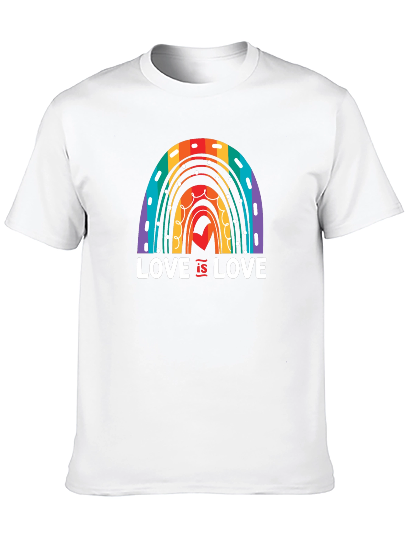 Love is Love Rainbow Graphic T-Shirt