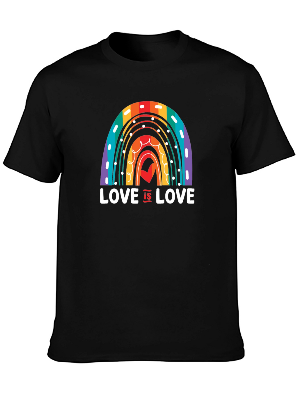 Love is Love Rainbow Graphic T-Shirt
