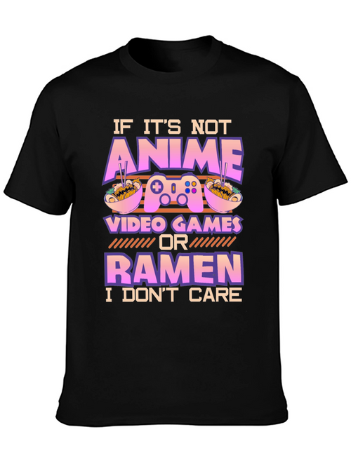 Anime Video Games Ramen T-Shirt