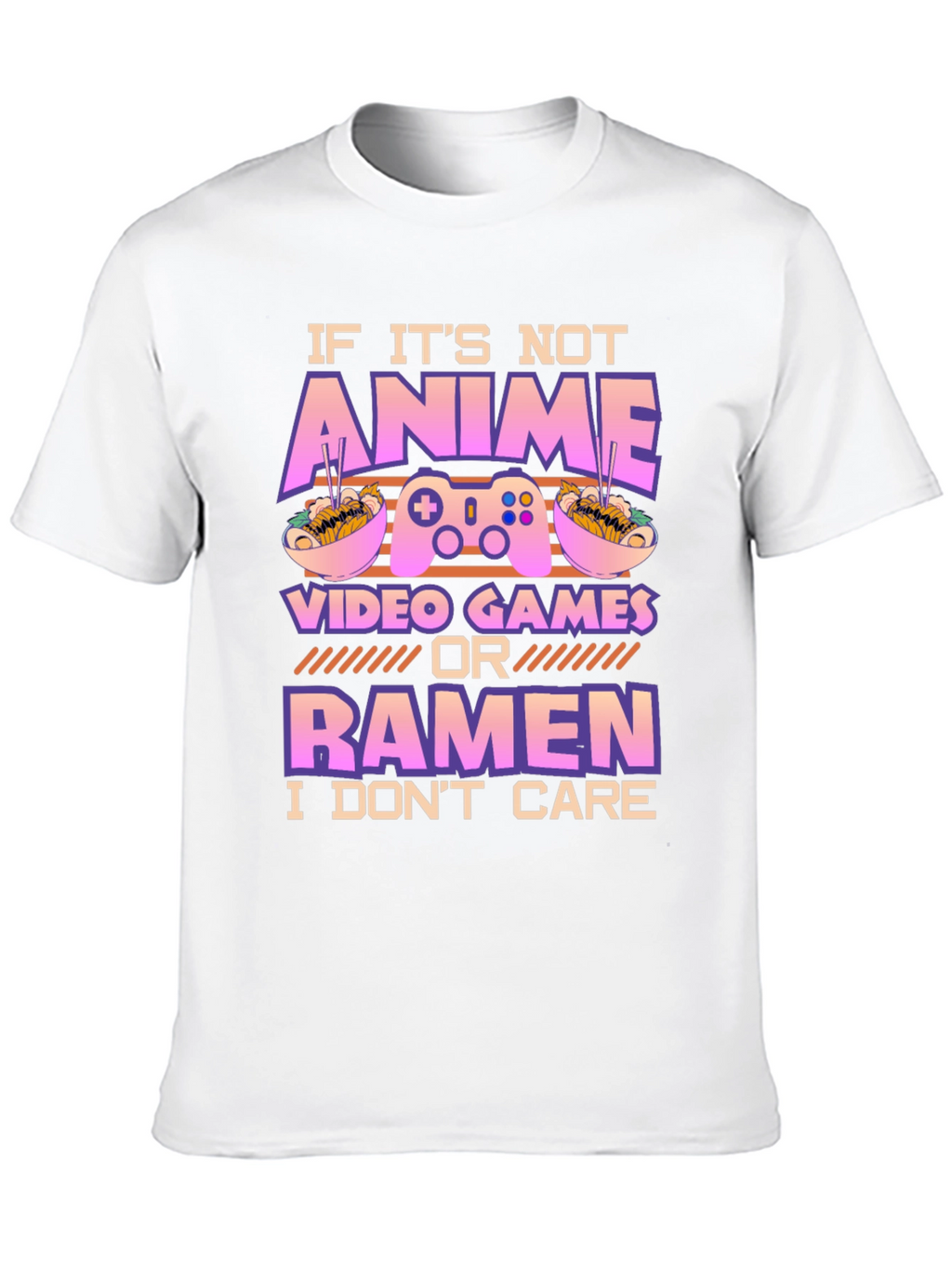 Anime Video Games Ramen T-Shirt