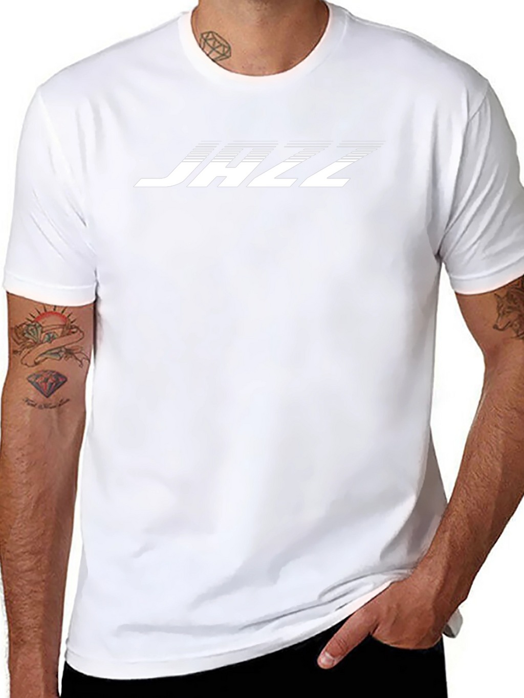 Jazz Graphic Black T-Shirt - Cool & Casual