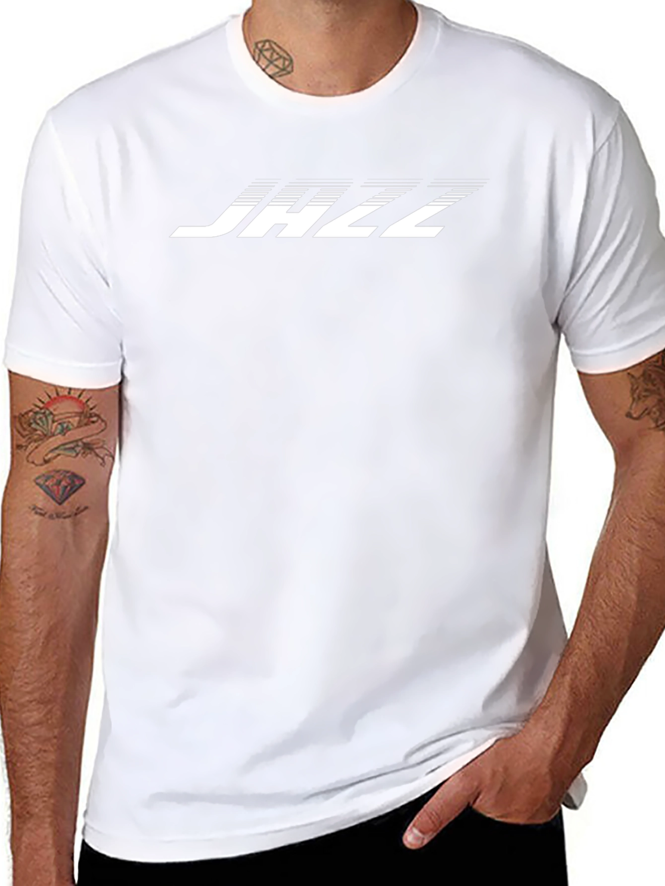 Jazz Graphic Black T-Shirt - Cool & Casual