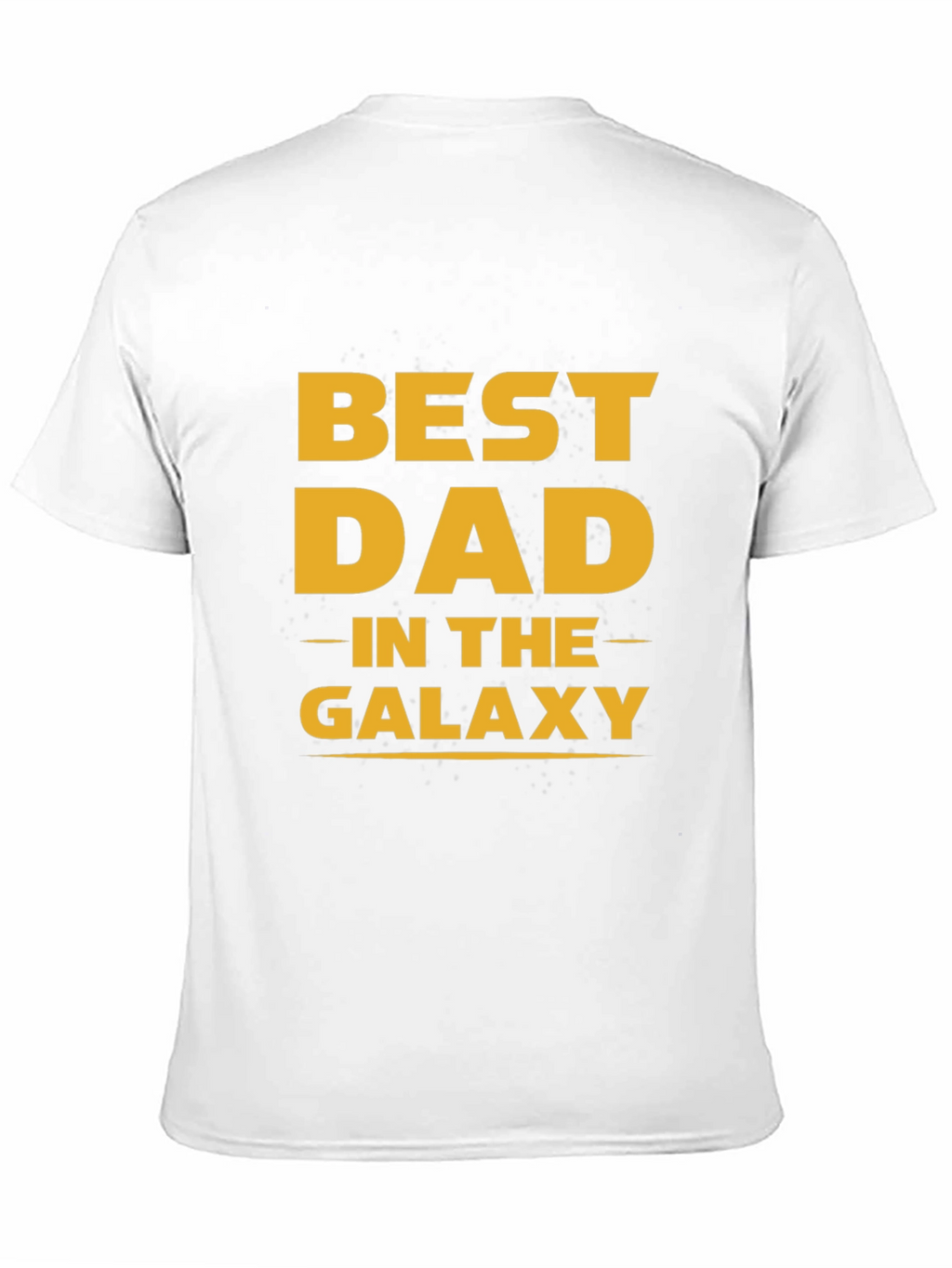Best Dad in the Galaxy Black T-Shirt