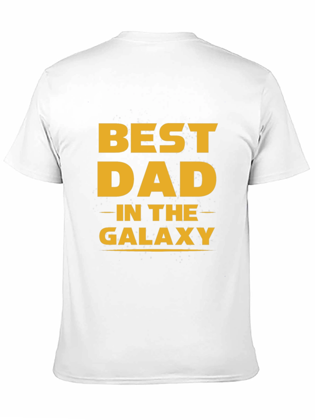 Best Dad in the Galaxy Black T-Shirt