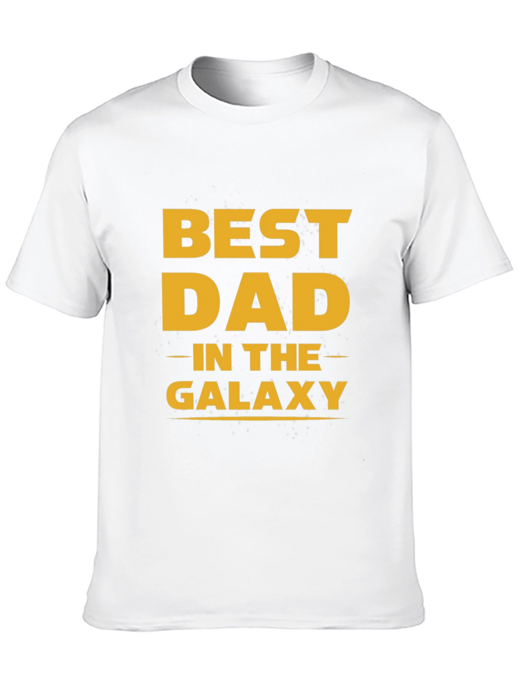 Best Dad in the Galaxy Black T-Shirt