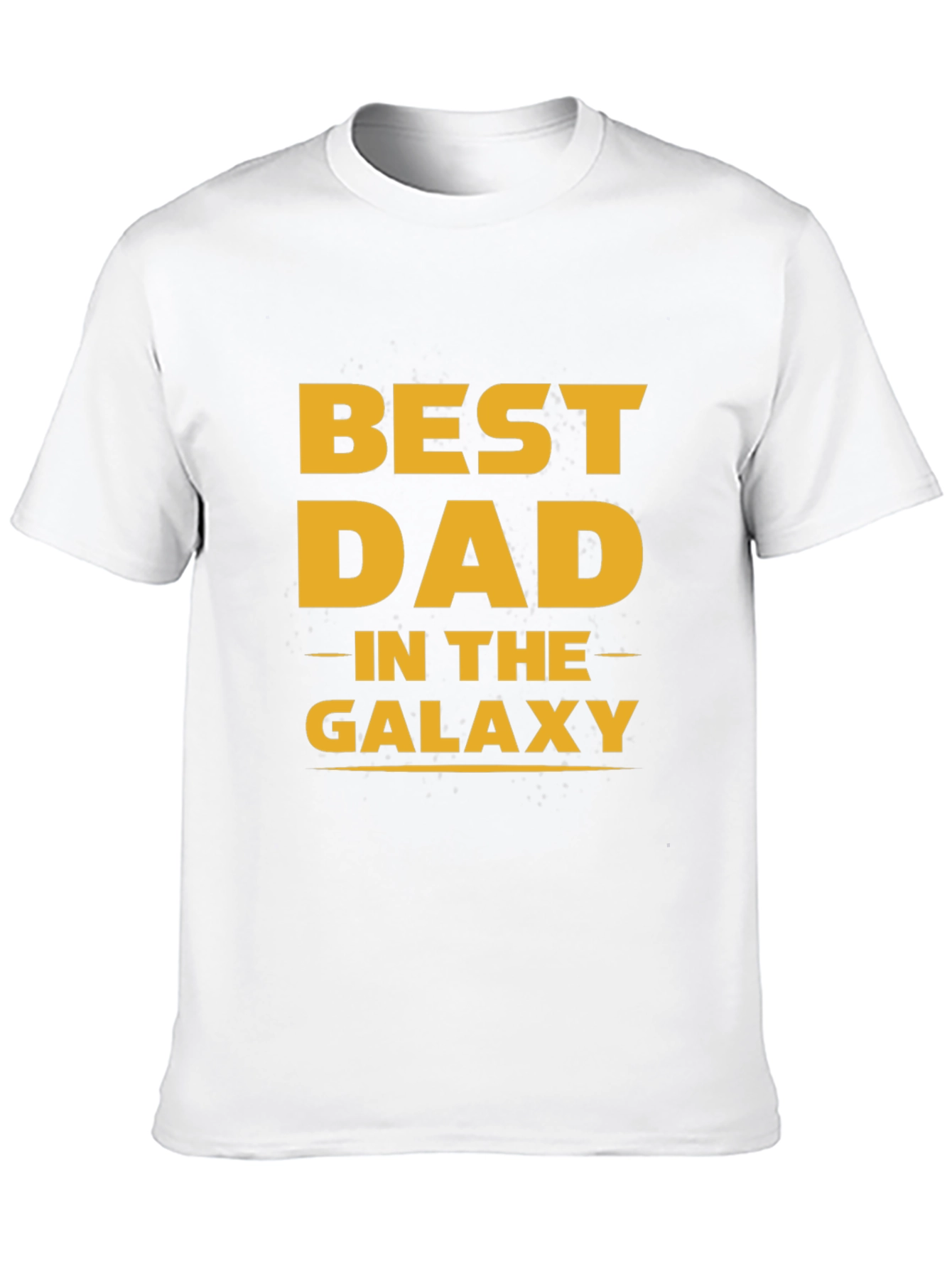 Best Dad in the Galaxy Black T-Shirt