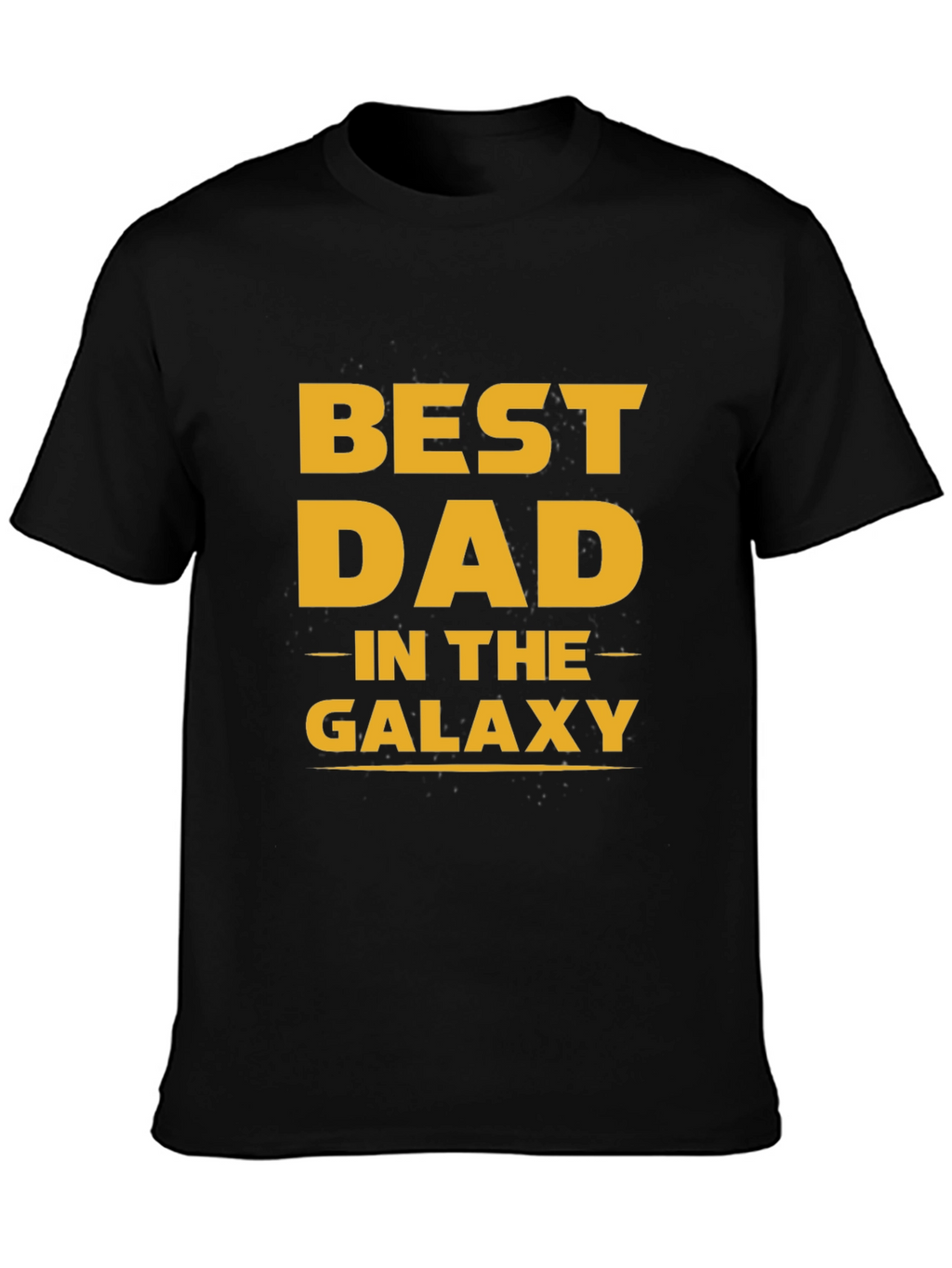 Best Dad in the Galaxy Black T-Shirt