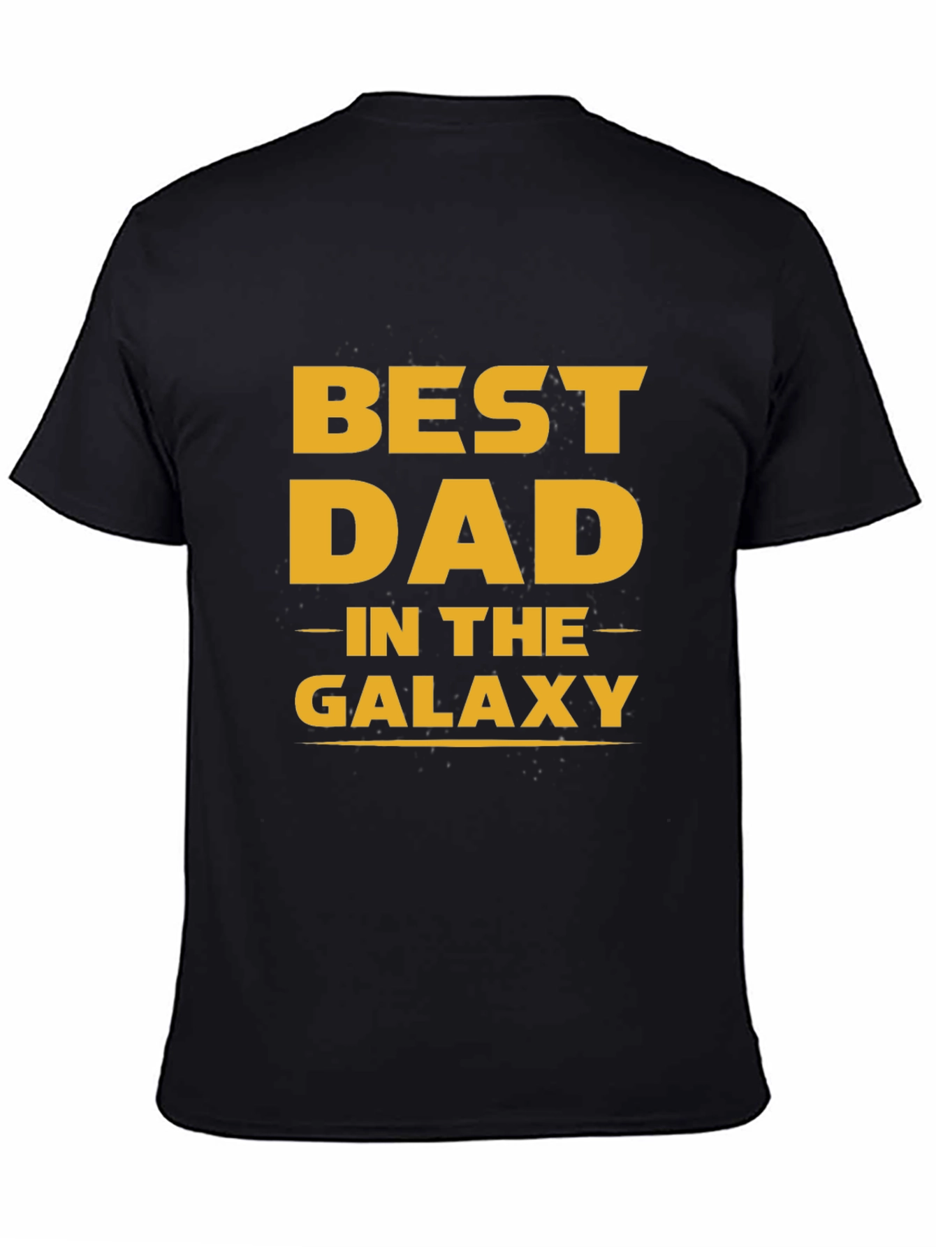 Best Dad in the Galaxy Black T-Shirt