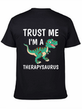 Therapysaurus T-Shirt - Funny Dinosaur Therapy Tee