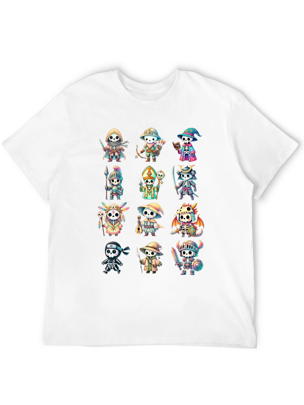 Cartoon Skeleton T-Shirt