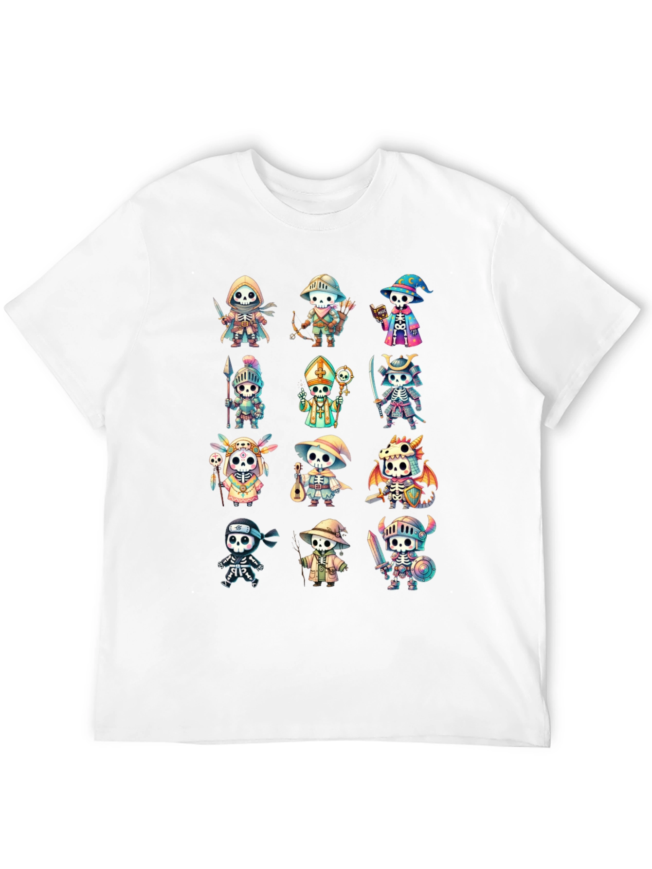 Cartoon Skeleton T-Shirt