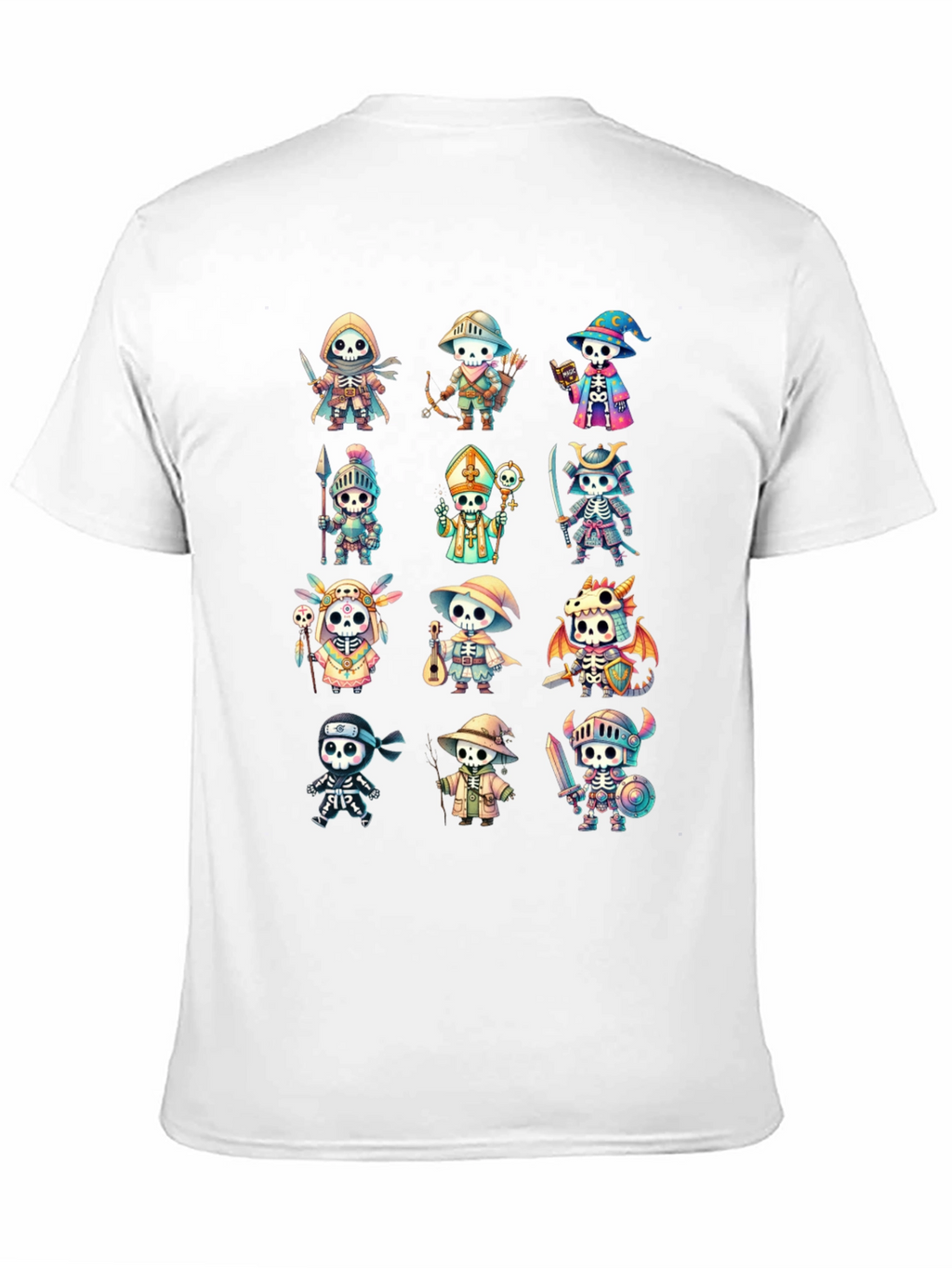 Cartoon Skeleton T-Shirt
