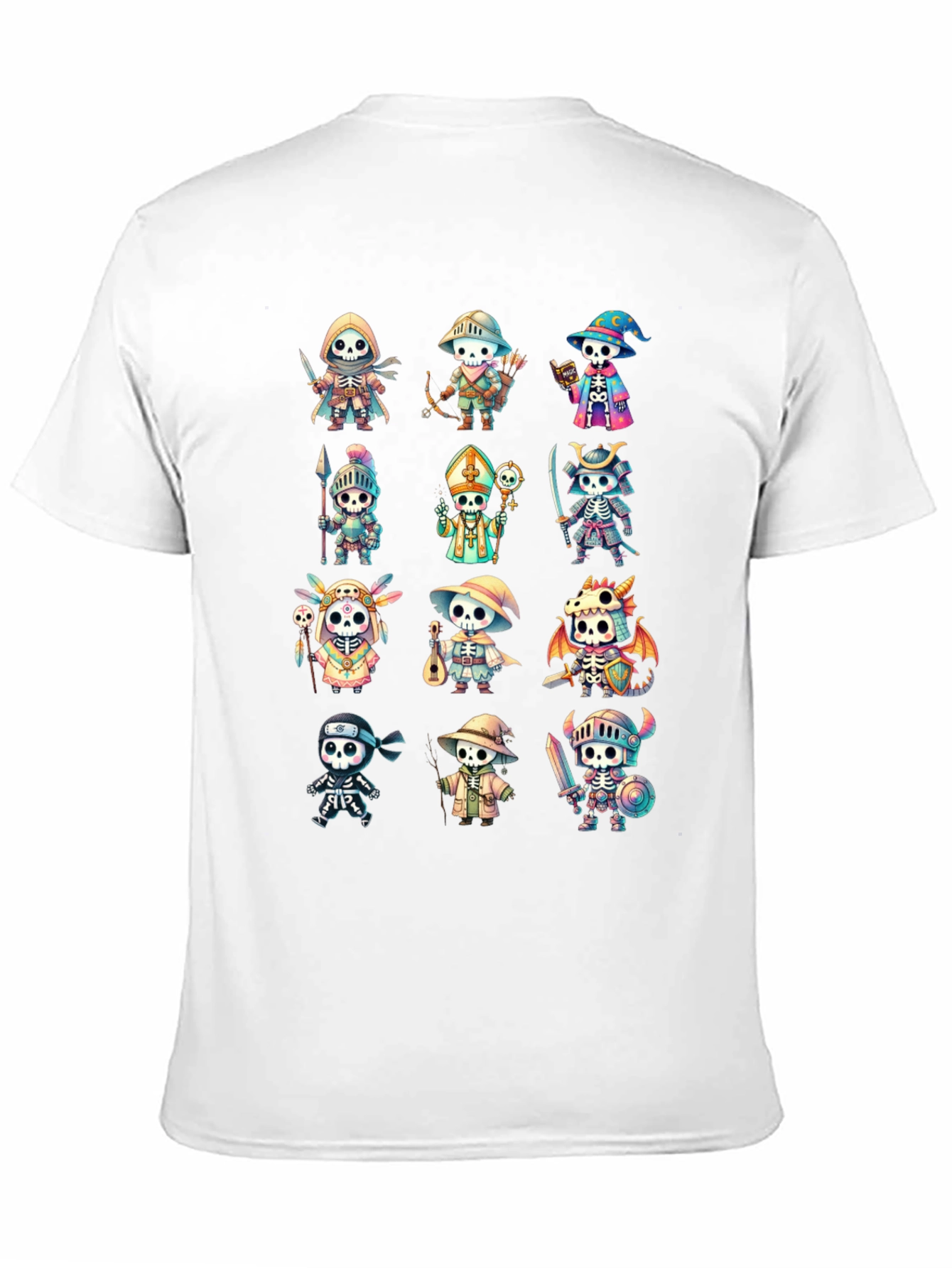 Cartoon Skeleton T-Shirt