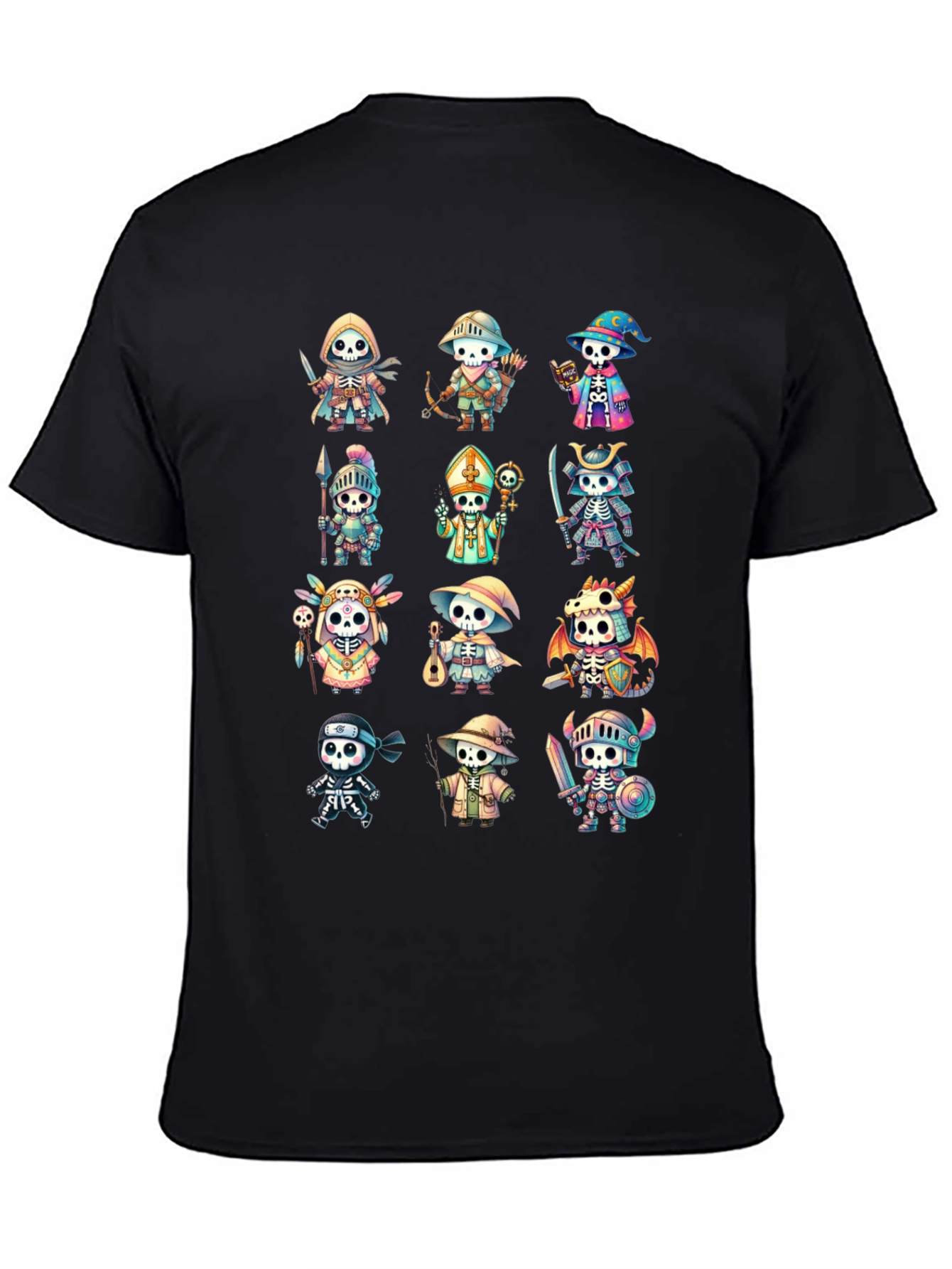 Cartoon Skeleton T-Shirt