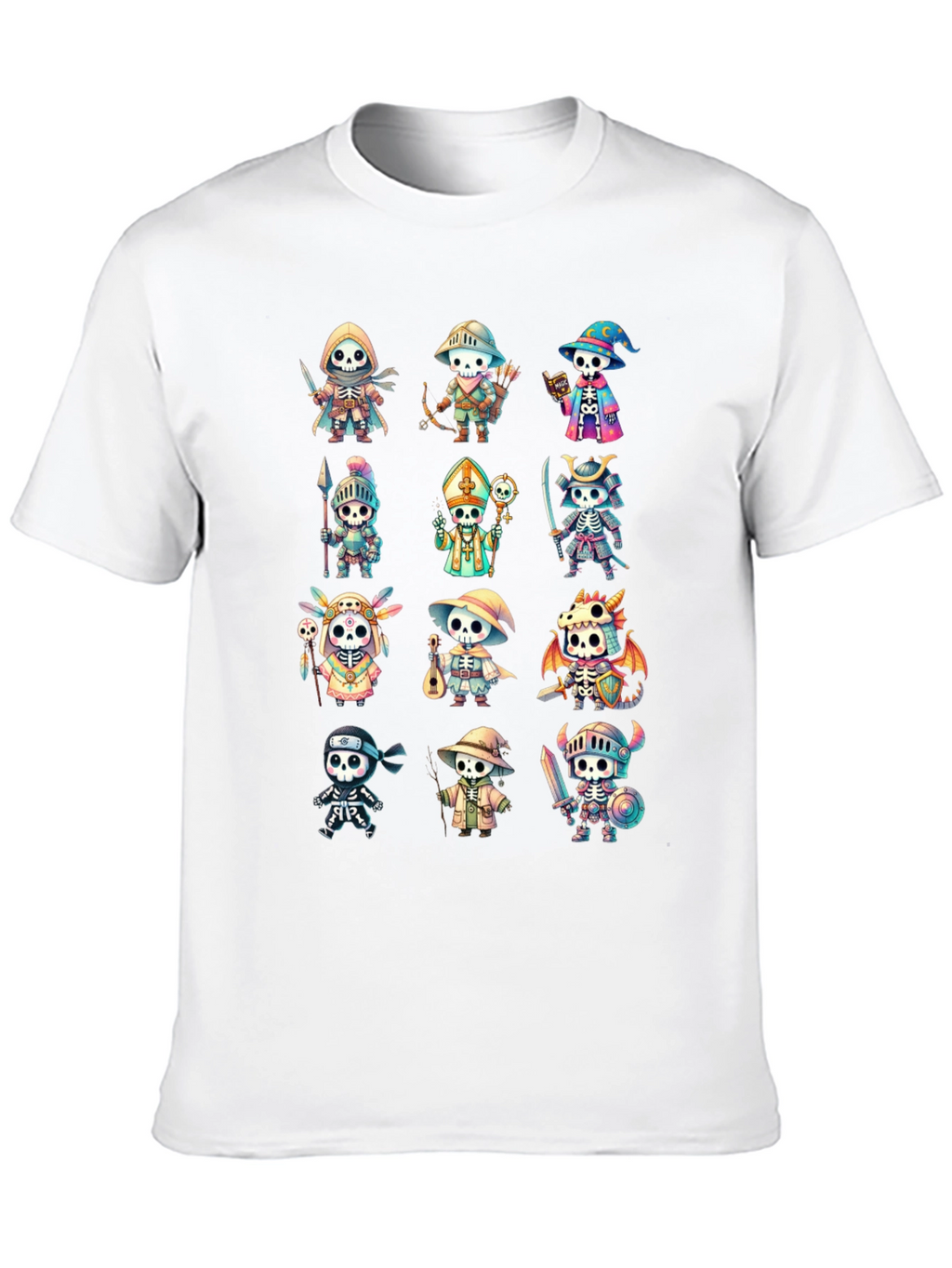 Cartoon Skeleton T-Shirt